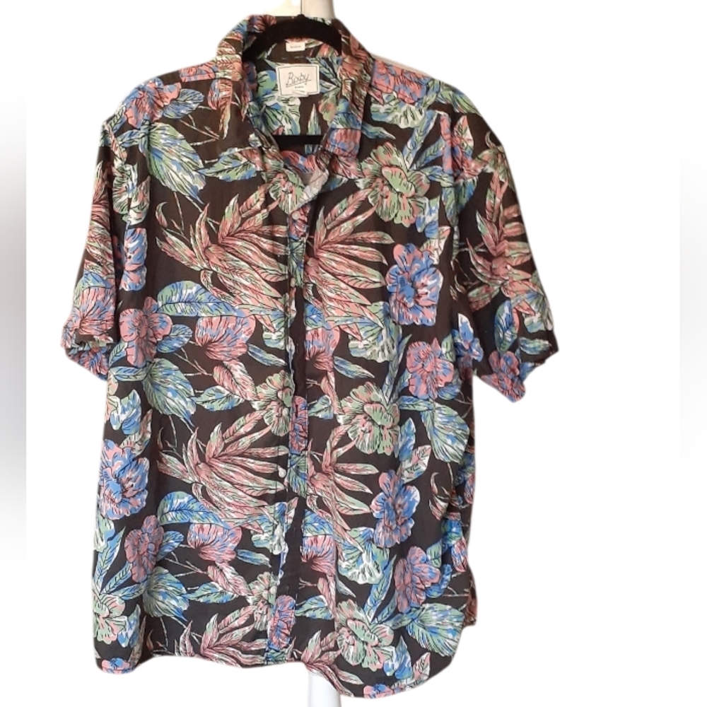 Bixby Multicolor Floral Men's Shirt.size 3XL.